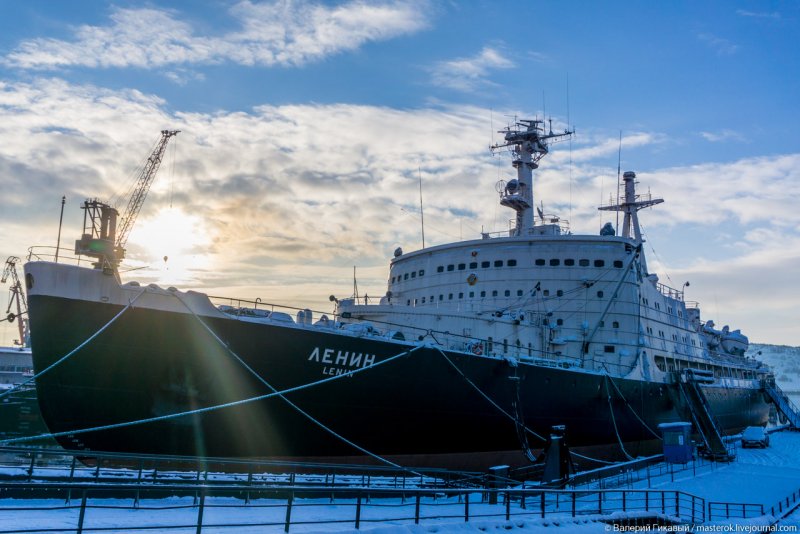 Атомоход Ленин Мурманск