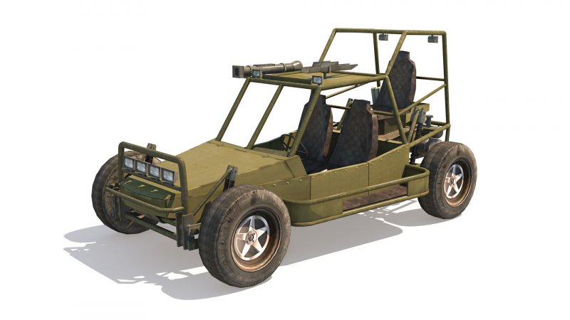 Military Buggy 3d model
