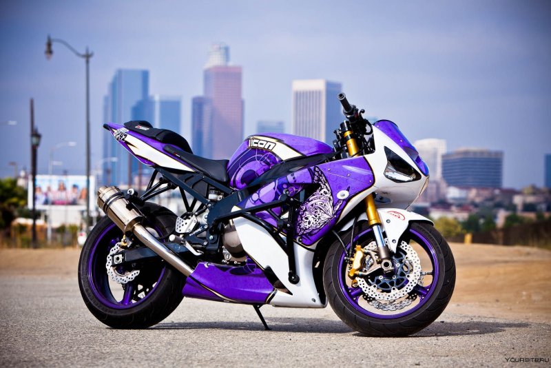 Kawasaki zx6r покраска
