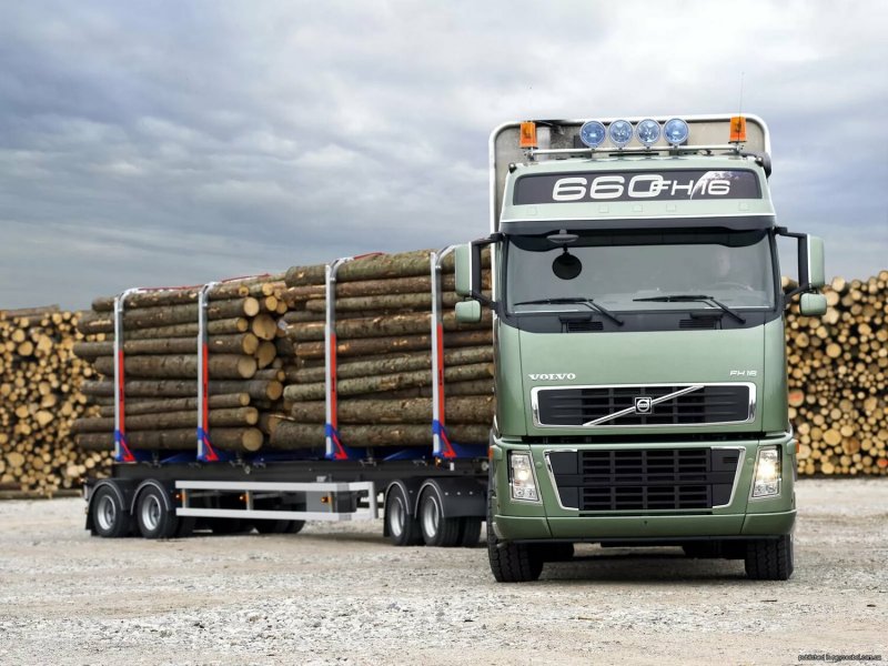 Volvo fh16 лесовоз
