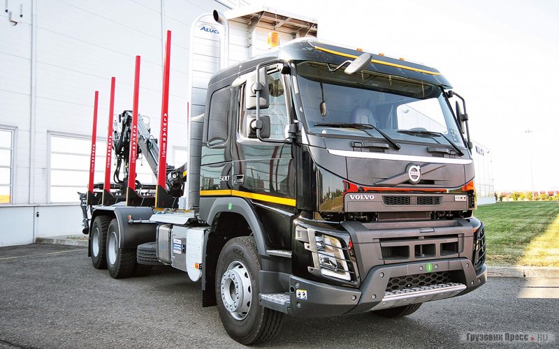 Volvo FMX 6x6 лесовоз