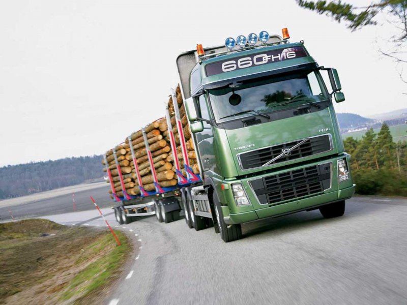 Volvo fh16 лесовоз