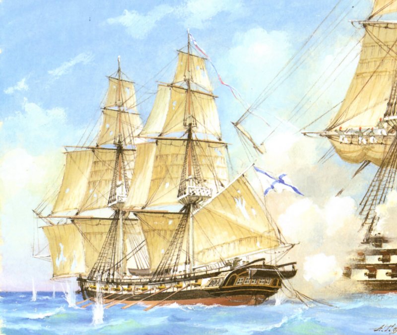 Меркурий Фрегат, 1820