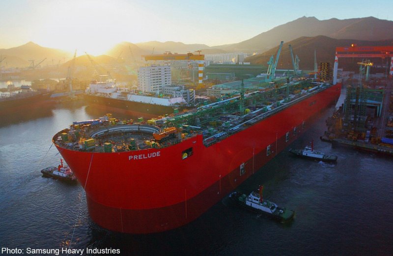 Самый большой корабль в мире Prelude FLNG
