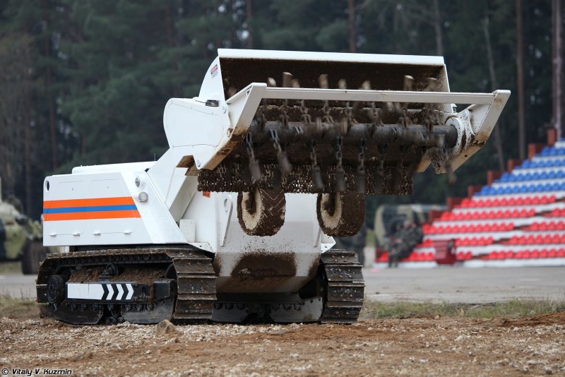 Робототехнический комплекс разминирования MV-4