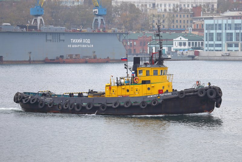 СПБ морской порт буксир Артур