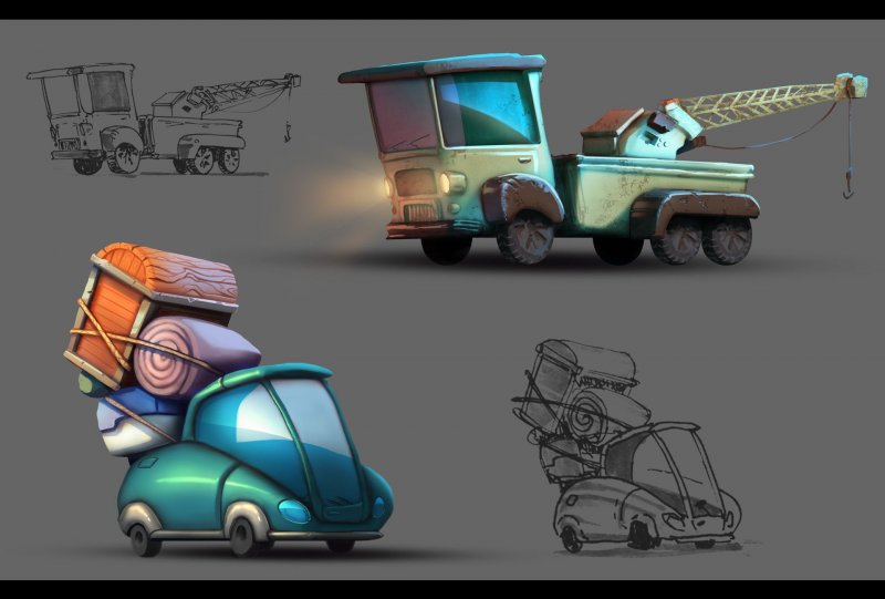 Teleport cartoony