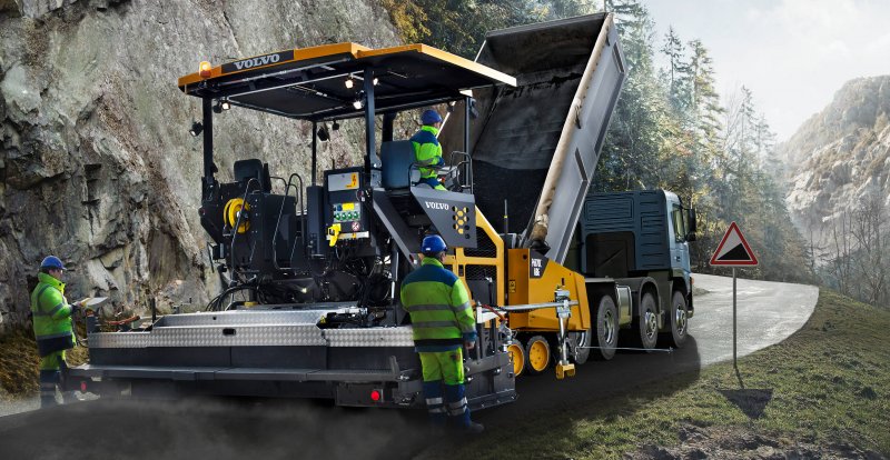 Асфальтоукладчик Volvo abg 6870