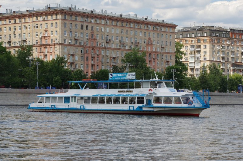 Москва река Речной трамвайчик