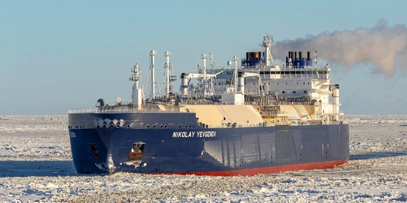 Танкера arc7 LNG "Николай Евгеньев"