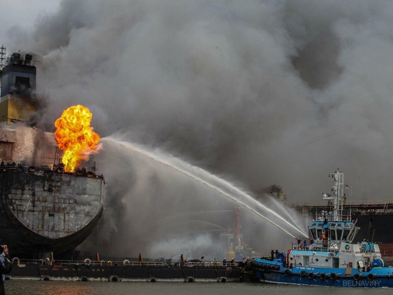 Взрыв в Азовском море 2020