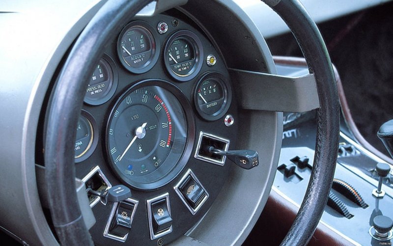 Maserati Boomerang (1972) приборная панель
