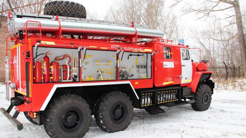 Устройство пожарной машины для детей