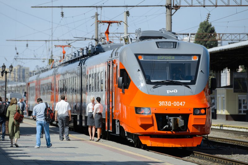 Эп3д электропоезд Воронеж