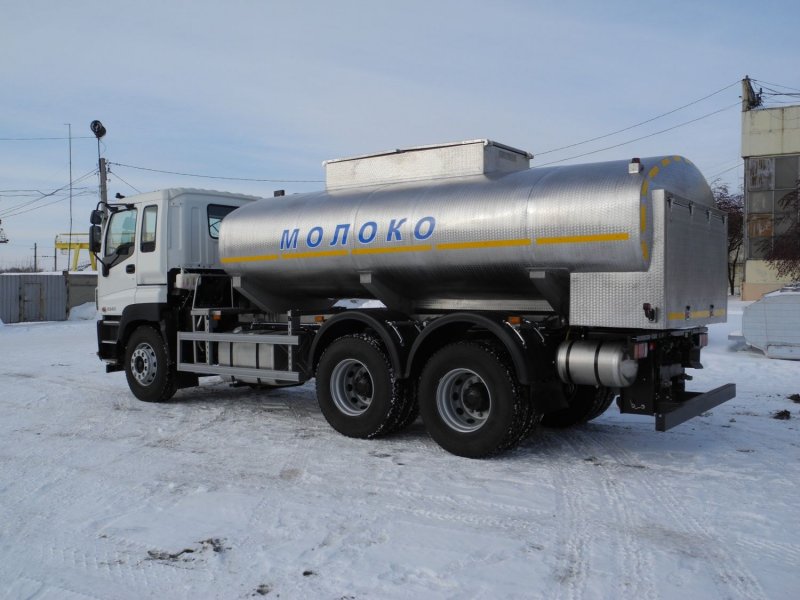 ГАЗ 53 цистерна молоко с прицепом