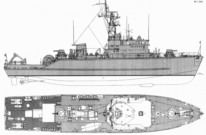 Корабль тральщик Великой Отечественной войны