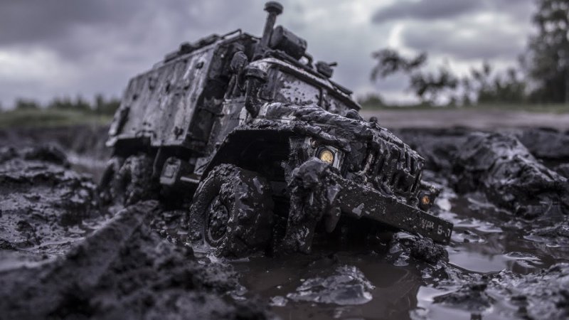 Урал 4320 на бездорожье