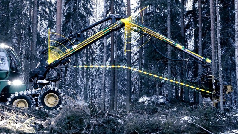 Колесный харвестер, 1470g John Deere
