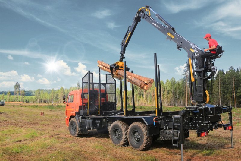 Гидроманипулятор для леса Велмаш vm10l74