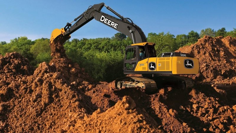 John Deere сочлененный самосвал