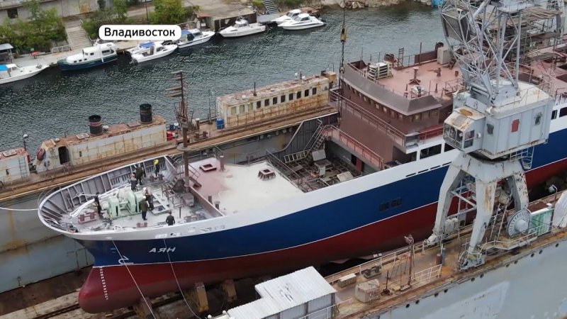 Краболовы Охотское море