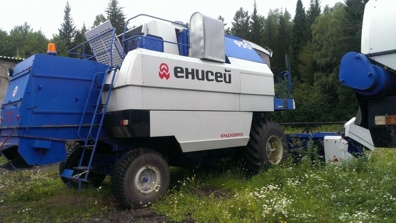 Габариты зерноуборочного комбайна Енисей 1200