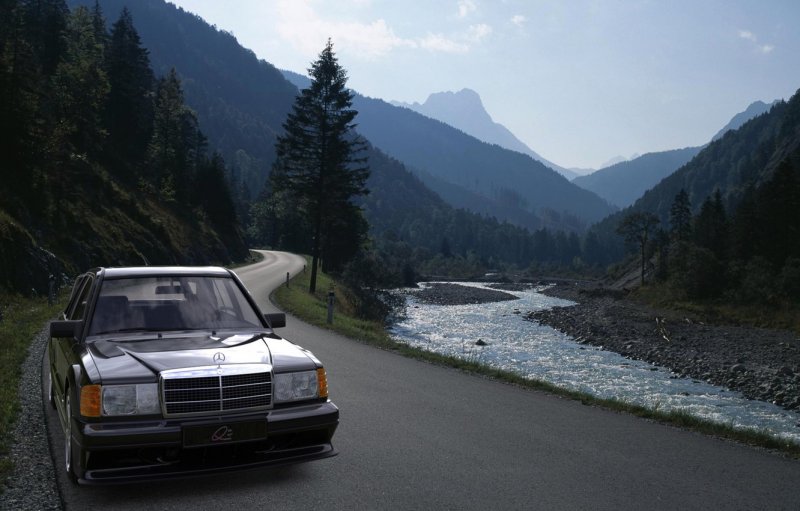 Mercedes Benz e190 обои