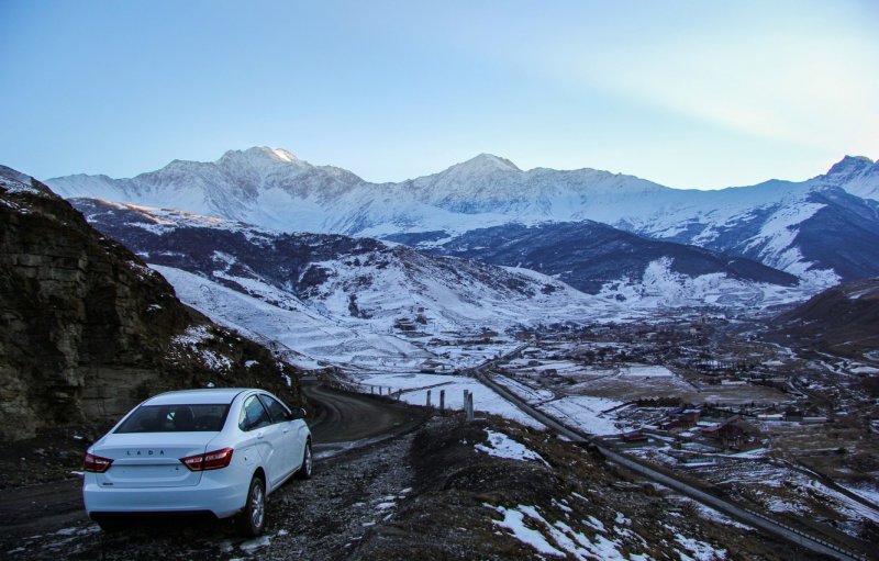 Lada Vesta горы