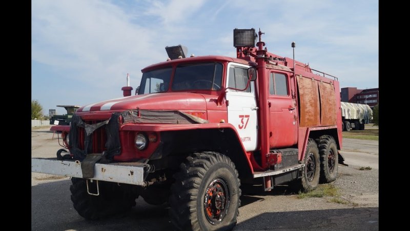 Урал 375 пожарный
