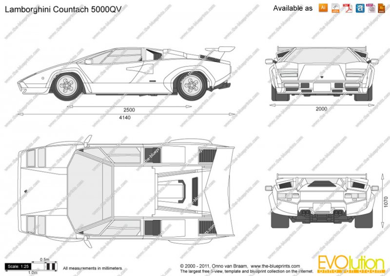 Chevrolet Camaro 1969 чертеж