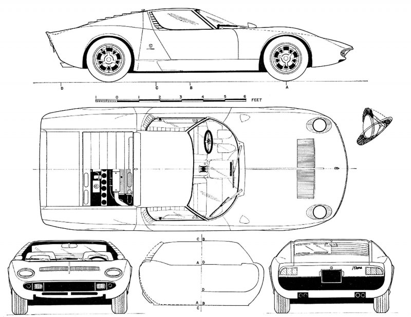 1970 Chevrolet Chevelle чертежи