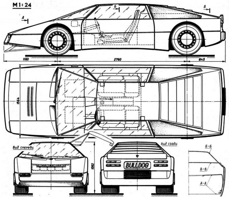 Tomaso Pantera gt5-s чертёж