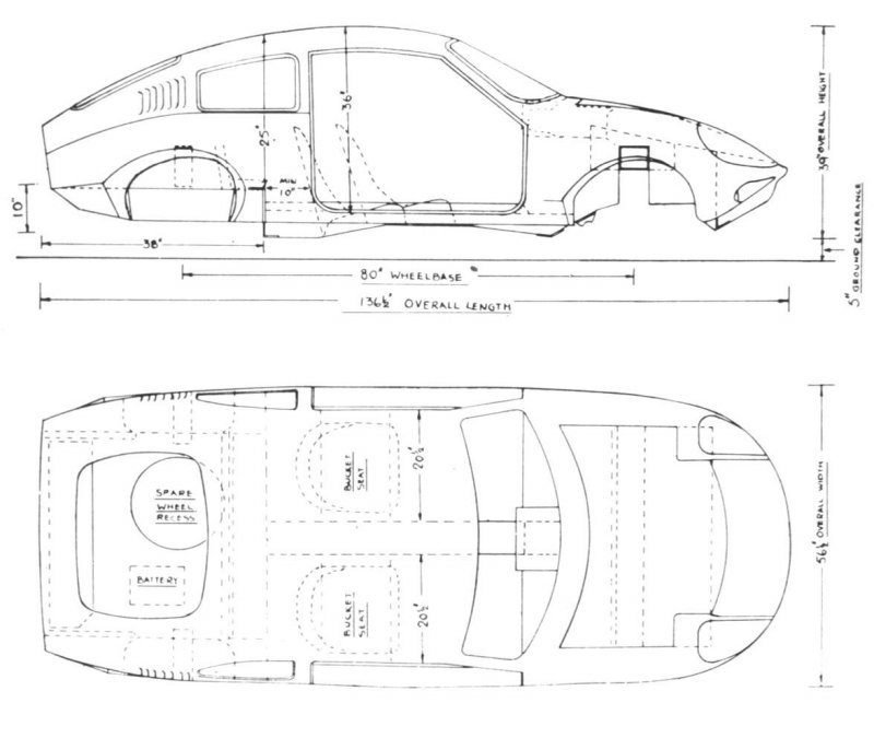 Lamborghini Veneno чертеж