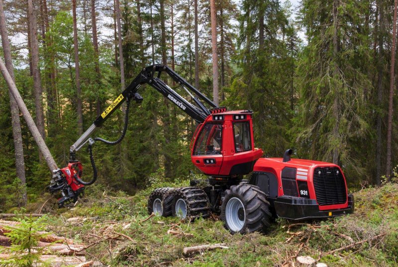 Валочная Коматсу 931