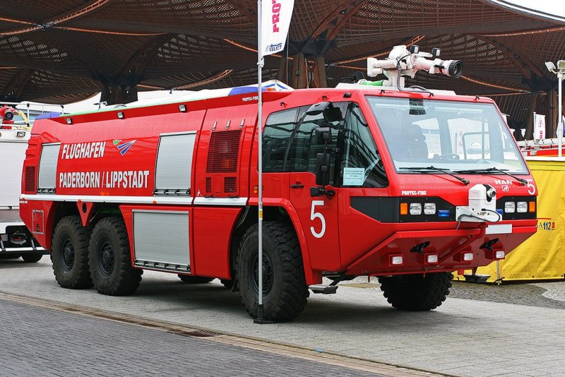 Пожарная машина ман