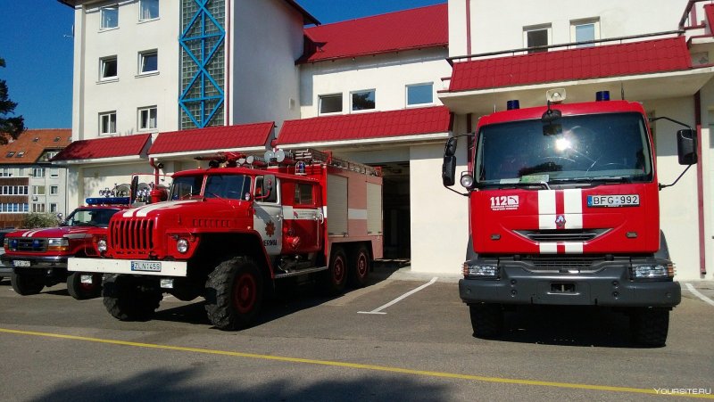 Пожарная машина Урал 5557 40