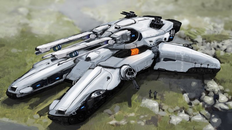 Sci Fi Art Военная техника