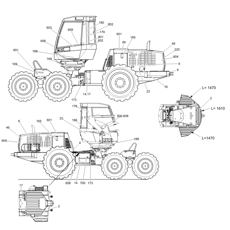Форвардер Komatsu 895 2020