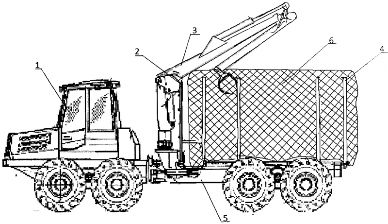 Схема Komatsu 865 захвата