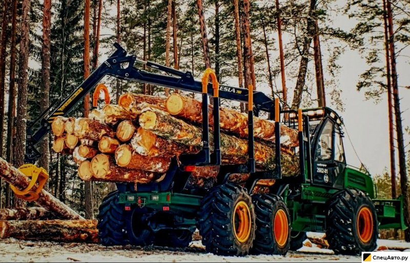 John Deere харвестер 1170e манипулятор