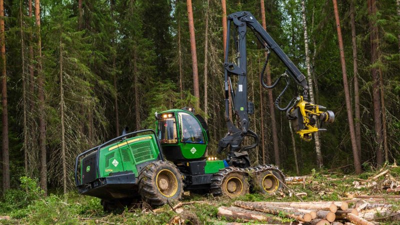 Колесный харвестер, 1270g John Deere