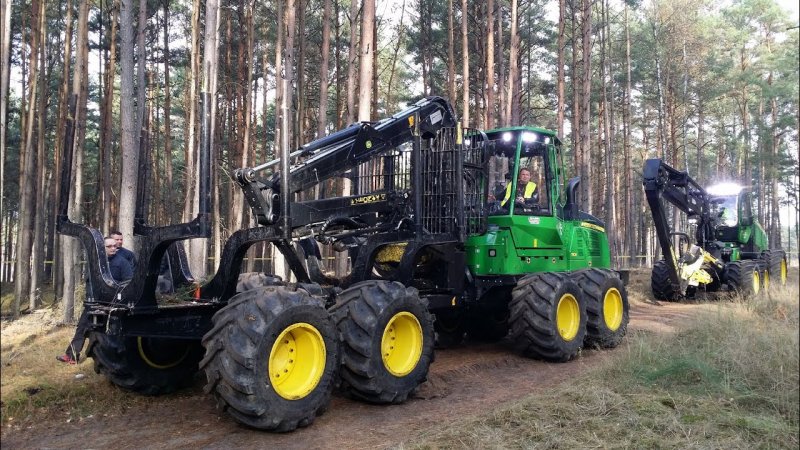 Турбина John Deere форвардер
