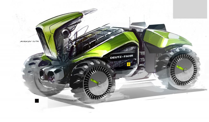 Беспилотный трактор Case IH