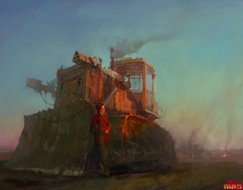 John Deere трактор