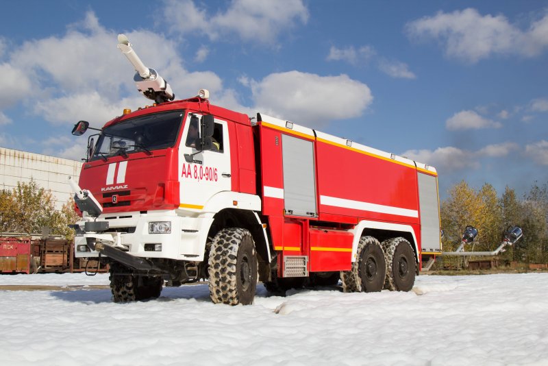 Пожарная АЦ КАМАЗ 65222