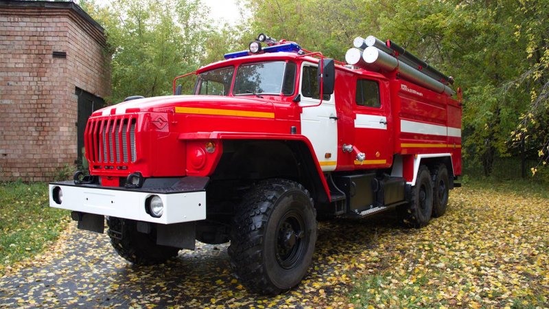 Пожарная машина Урал 4320
