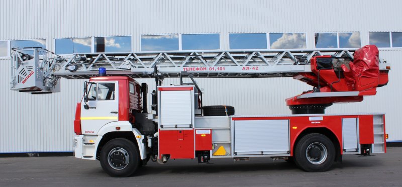 Автолестница пожарная ал-50 магирус